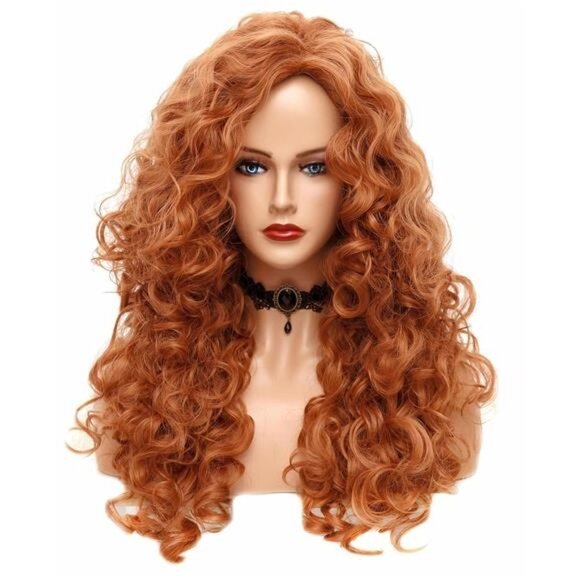 NEW Long Wavy Red Hair Wig - Picture 1 of 4